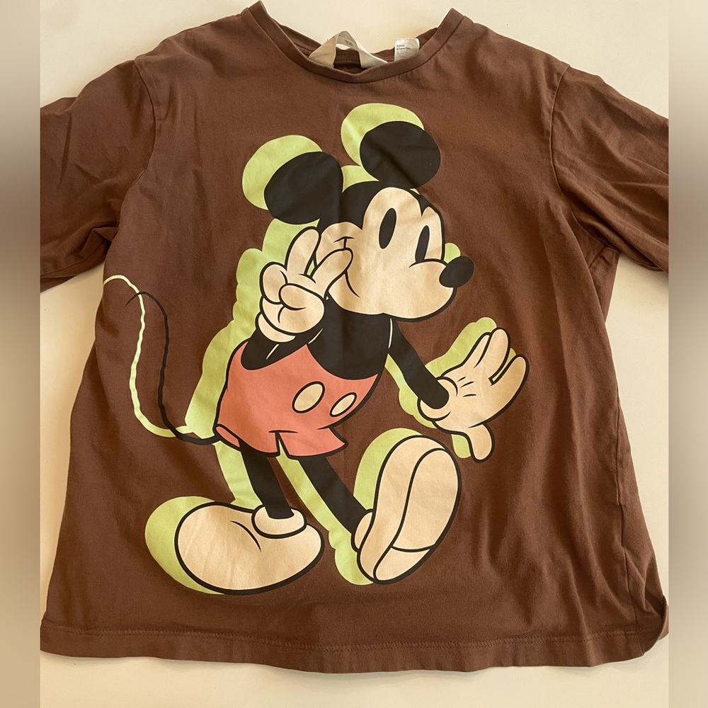 Girls mickey mouse t-shirt
